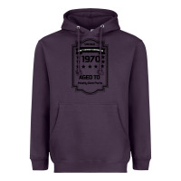 Plum vintage quality without compromise 1970 Heavyweight Hoodie - Bettercallsaul