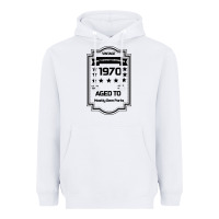 White vintage quality without compromise 1970 Heavyweight Hoodie - Bettercallsaul