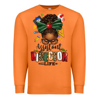 Carrot assistant director life afro messy bun Premium Sweatshirt - texasbilliewilder