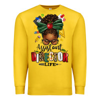 Lemon assistant director life afro messy bun Premium Sweatshirt - texasbilliewilder