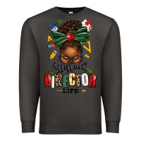 Smoke assistant director life afro messy bun Premium Sweatshirt - texasbilliewilder