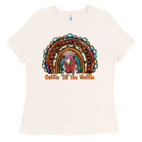 Bone gobble till you wobble thanksgiving rainbow Ladies Tee - RanaPortraitStore