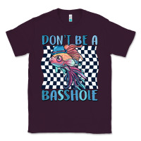 Plum dont be a basshole Classic Tee - MaliasSmallBusiness