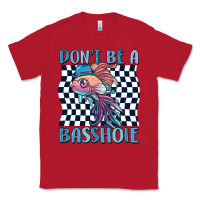 Red dont be a basshole Classic Tee - MaliasSmallBusiness