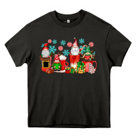 Asphalt christmas gnomes coffee cups Heavy Core Tee - texasbilliewilder