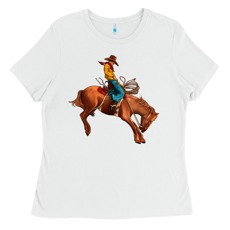 Cowboy Rodeo Ladies Tee by JahusDesignShop | Teevron