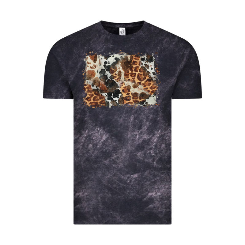 Cowhide Leopard Background Vintage Tee by BarkalooDesign | Teevron
