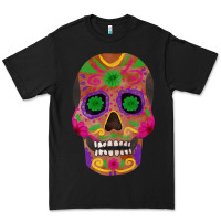 Black sugar skull Premium Tee - FaDigitalArtStudio