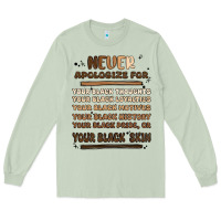 Matcha never apologize Long Sleeve Tee - MaliasSmallBusiness