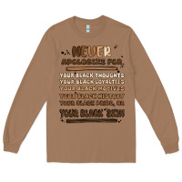Toasted Coconut never apologize Long Sleeve Tee - MaliasSmallBusiness