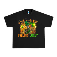 Black dead inside but feeling lucky Urban Heavy Tee - NancyCooperArtShop