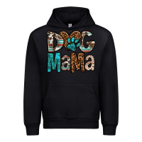 Black dog mama Urban Hoodie - OliviaCreatesArt