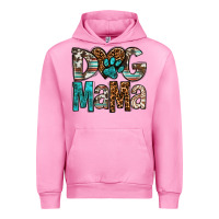 Fuchsia Pink dog mama Urban Hoodie - OliviaCreatesArt