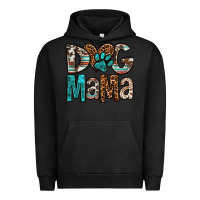 Pigment Black dog mama Urban Hoodie - OliviaCreatesArt