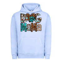 Pigment Grape Ice dog mama Urban Hoodie - OliviaCreatesArt