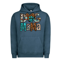 Pigment Midnight Navy dog mama Urban Hoodie - OliviaCreatesArt