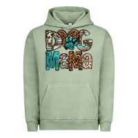 Pigment Oil Green dog mama Urban Hoodie - OliviaCreatesArt