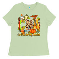 Matcha fall cna certified nursing assistant Ladies Tee - Zillion Design Studio