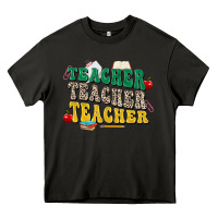 Asphalt teacher teacher teacher Heavy Core Tee - Zillion Design Studio
