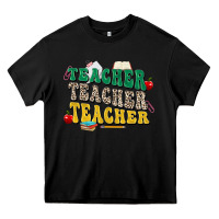 Black teacher teacher teacher Heavy Core Tee - Zillion Design Studio