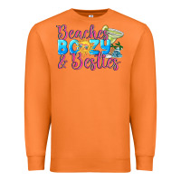 Carrot Beaches boozy besties Summer Premium Sweatshirt - NancyCooperArtShop
