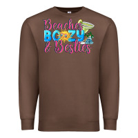 Chestnut Beaches boozy besties Summer Premium Sweatshirt - NancyCooperArtShop