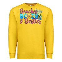 Lemon Beaches boozy besties Summer Premium Sweatshirt - NancyCooperArtShop