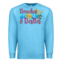 Ocean Blue Beaches boozy besties Summer Premium Sweatshirt - NancyCooperArtShop