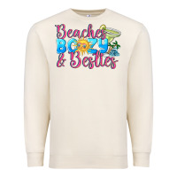 Sandshell Beaches boozy besties Summer Premium Sweatshirt - NancyCooperArtShop