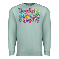 Seafoam Beaches boozy besties Summer Premium Sweatshirt - NancyCooperArtShop