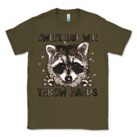 Army Green sweet but will throw hands Classic Tee - MaliasSmallBusiness