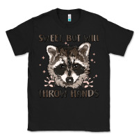 Black sweet but will throw hands Classic Tee - MaliasSmallBusiness