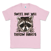 Bubblegum Pink sweet but will throw hands Classic Tee - MaliasSmallBusiness