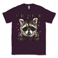 Plum sweet but will throw hands Classic Tee - MaliasSmallBusiness