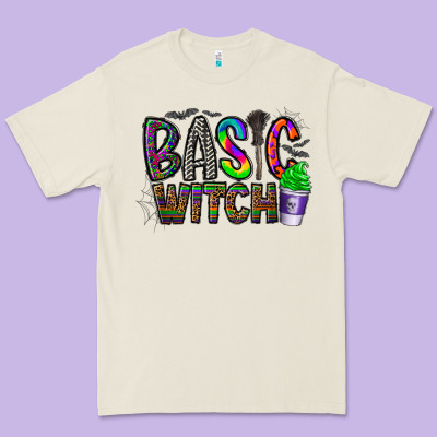 Basic Witch Premium Tee Designed By Cowhidedigitalart