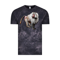 Cloud Black baboon Vintage Tee - LillyAllenDesigns