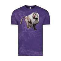 Cloud Purple baboon Vintage Tee - LillyAllenDesigns