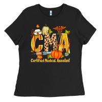 Black fall cma certified medical assistant Ladies Tee - Zillion Design Studio