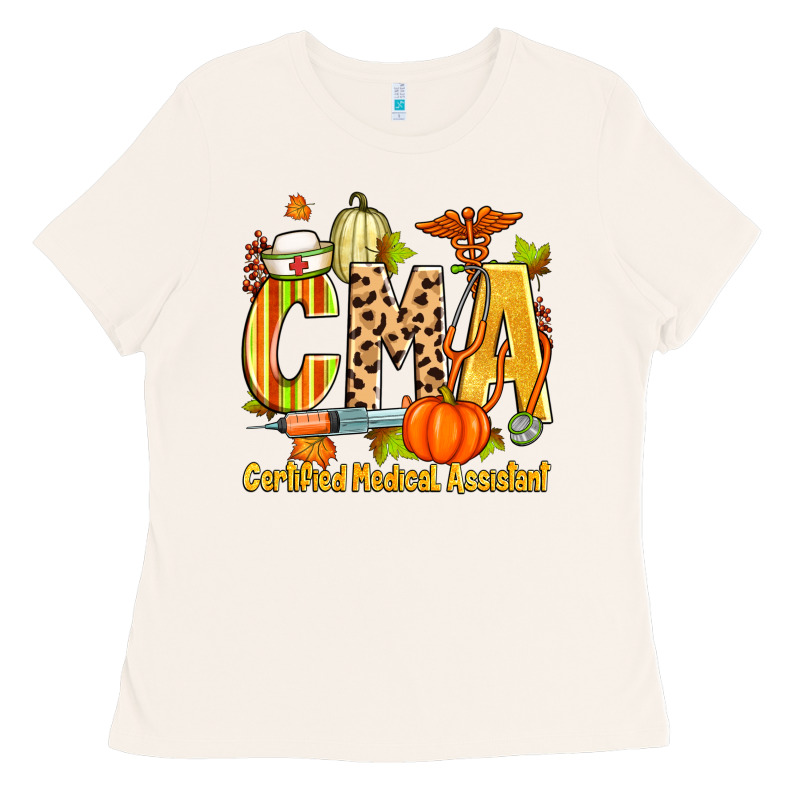 Fall Cma Certified Medical Assistant Ladies Tee by Zillion Design Studio | Teevron