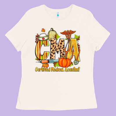 Fall Cma Certified Medical Assistant Ladies Tee Designed By Zillion Design Studio