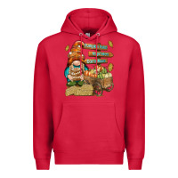 Cardinal Pumpkin patch hayrides and corn maze Premium Hoodie - NancyCooperArtShop