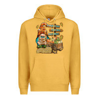 Mustard Pumpkin patch hayrides and corn maze Premium Hoodie - NancyCooperArtShop