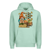 Seafoam Pumpkin patch hayrides and corn maze Premium Hoodie - NancyCooperArtShop