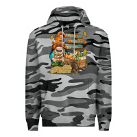 Slate Camo Pumpkin patch hayrides and corn maze Premium Hoodie - NancyCooperArtShop