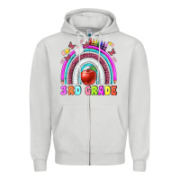 Dove Grey 3 rd grade Zipper Hoodie - BundleAndBundleShop