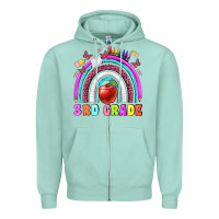 Seafoam 3 rd grade Zipper Hoodie - BundleAndBundleShop