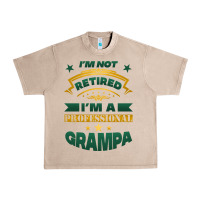 French Oak i'm not retired i'm a professional grampa Urban Heavy Tee - Jasminsmagicworld