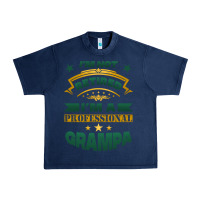 Navy i'm not retired i'm a professional grampa Urban Heavy Tee - Jasminsmagicworld