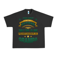 Pigment Black i'm not retired i'm a professional grampa Urban Heavy Tee - Jasminsmagicworld