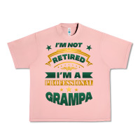 Salmon i'm not retired i'm a professional grampa Urban Heavy Tee - Jasminsmagicworld